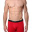 2(X)IST Toreador-Red Essential Cotton-Stretch Boxer Brief