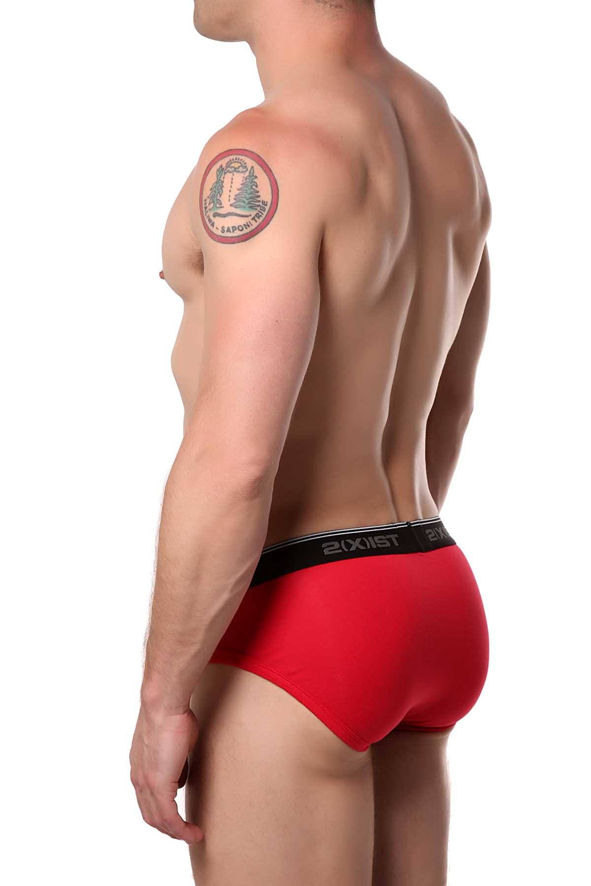 2(X)IST Toreador-Red Essential Cotton-Stretch Brief