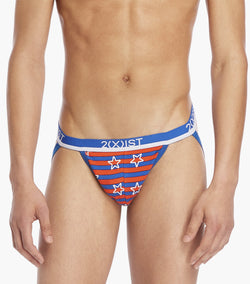 2(X)IST Tye Dye Cotton Stretch Jock Strap 4-Pack thumbnail 2