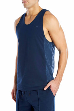 2(X)IST Varisty-Navy Classic Scoop-Neck Tank Top thumbnail 1