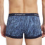 2(X)IST Varsity-Navy Digi-Zebra Print Graphic Cotton No-Show Trunk