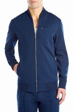 2(X)IST Varsity-Navy Modern Classic Track Jacket thumbnail 1