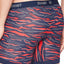 2(X)IST Varsity-Navy/Red Pop-Tiger Print Graphic Cotton Boxer Brief