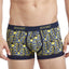 2(X)IST Vibrant-Yellow Palm-Print Graphic Cotton No-Show Trunk