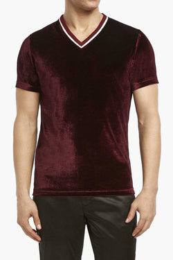 2(X)IST Vinyard-Wine/Wood-Rose After-Hours V-Neck Tee thumbnail 1