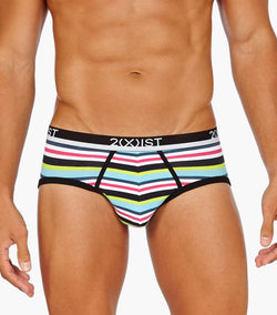 2(X)IST Watermelon Cotton Stretch No Show Brief 3+1 Bonus Pack thumbnail 2