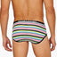2(X)IST Watermelon Cotton Stretch No Show Brief 3+1 Bonus Pack