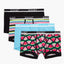 2(X)IST Watermelon Cotton Stretch No Show Trunk 3+1 Bonus Pack