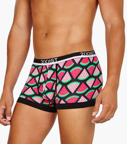 2(X)IST Watermelon Cotton Stretch No Show Trunk 3+1 Bonus Pack thumbnail 3