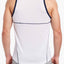 2(X)IST White/Navy Breathable Mesh Tank Top