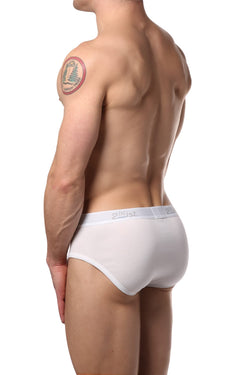 2(X)IST White Pima Cotton Contour Pouch Brief thumbnail 2
