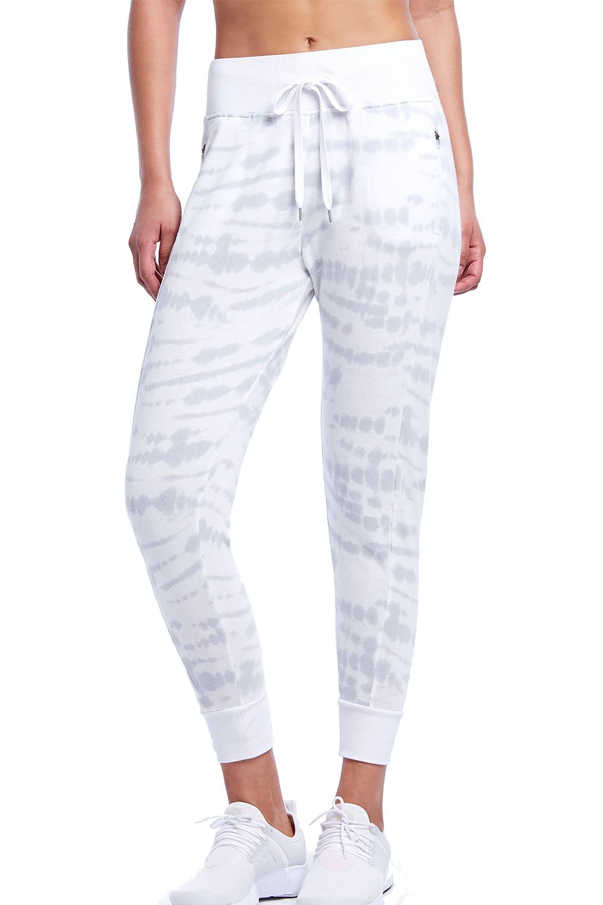 2(X)IST White Tie-Dye French-Terry Jogger Pant