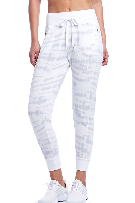 2(X)IST White Tie-Dye French-Terry Jogger Pant