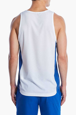 2(X)IST White Varsity Modern Sport Mesh Tank Top thumbnail 3