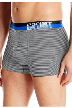 2(X)IST White & Black Stripe Barcode Modal No-Show Trunk thumbnail 1