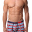 2(X)IST Zig Zag Stripe-Red Graphic Cotton Trunk