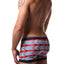2(X)IST Zig Zag Stripe-Red Graphic Cotton Trunk
