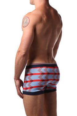 2(X)IST Zig Zag Stripe-Red Graphic Cotton Trunk thumbnail 2