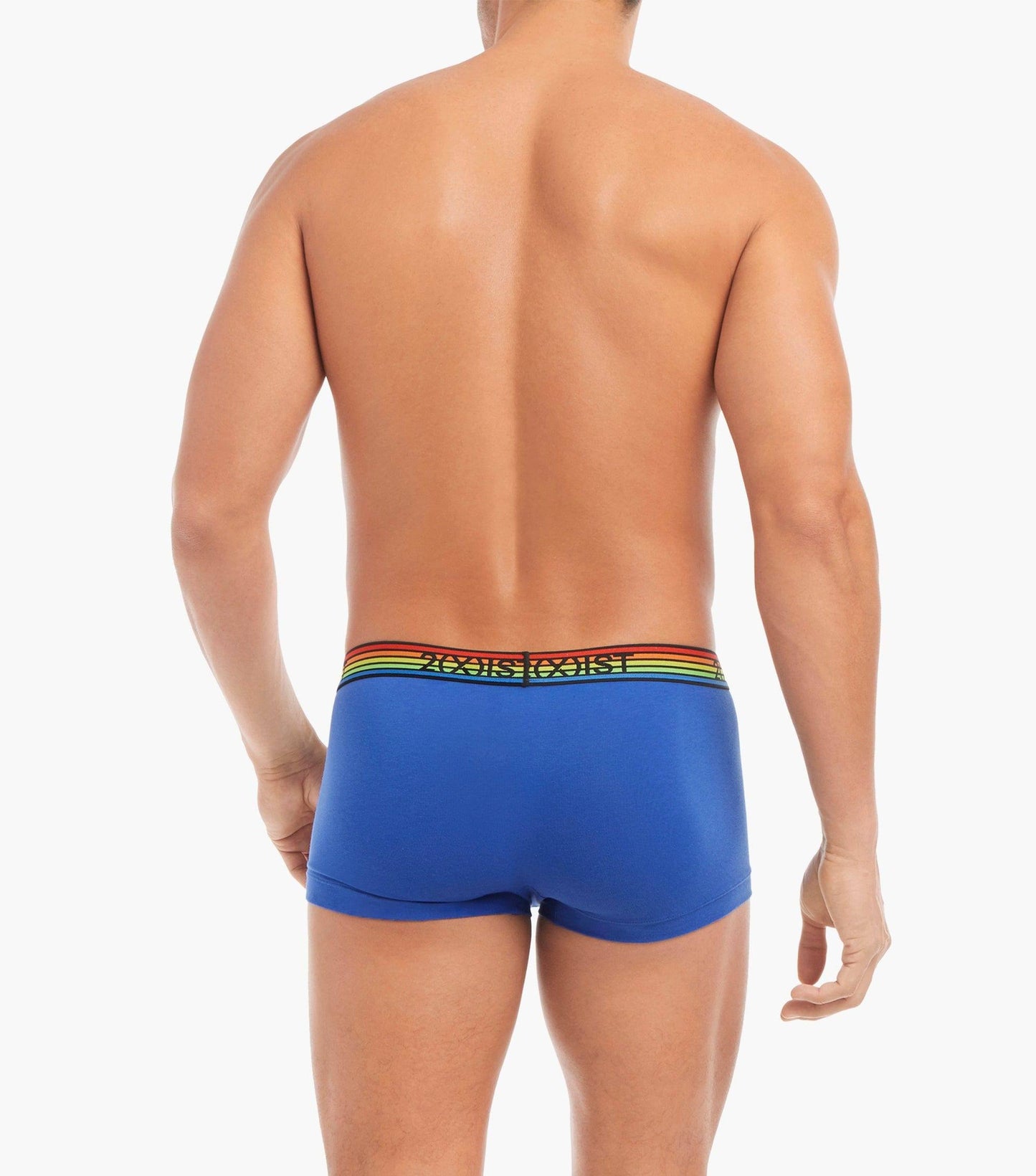 2(X)IST pride Cotton Stretch No-Show Trunk 5-Pack