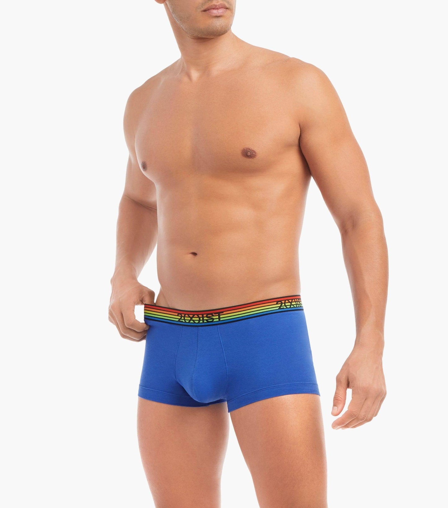 2(X)IST pride Cotton Stretch No-Show Trunk 5-Pack