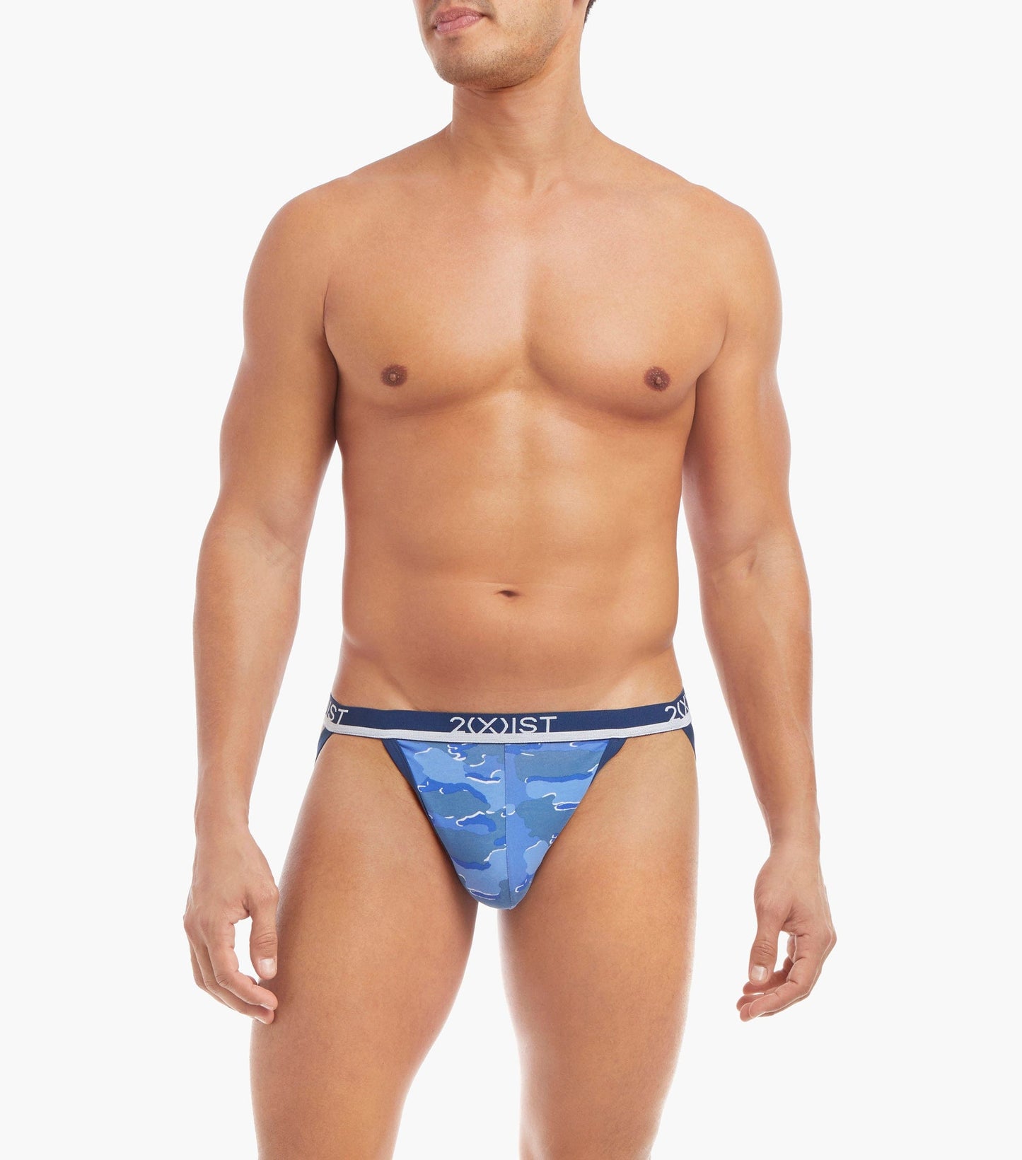 2(X)iST 42032 Cotton Stretch Jock Strap 4-pack