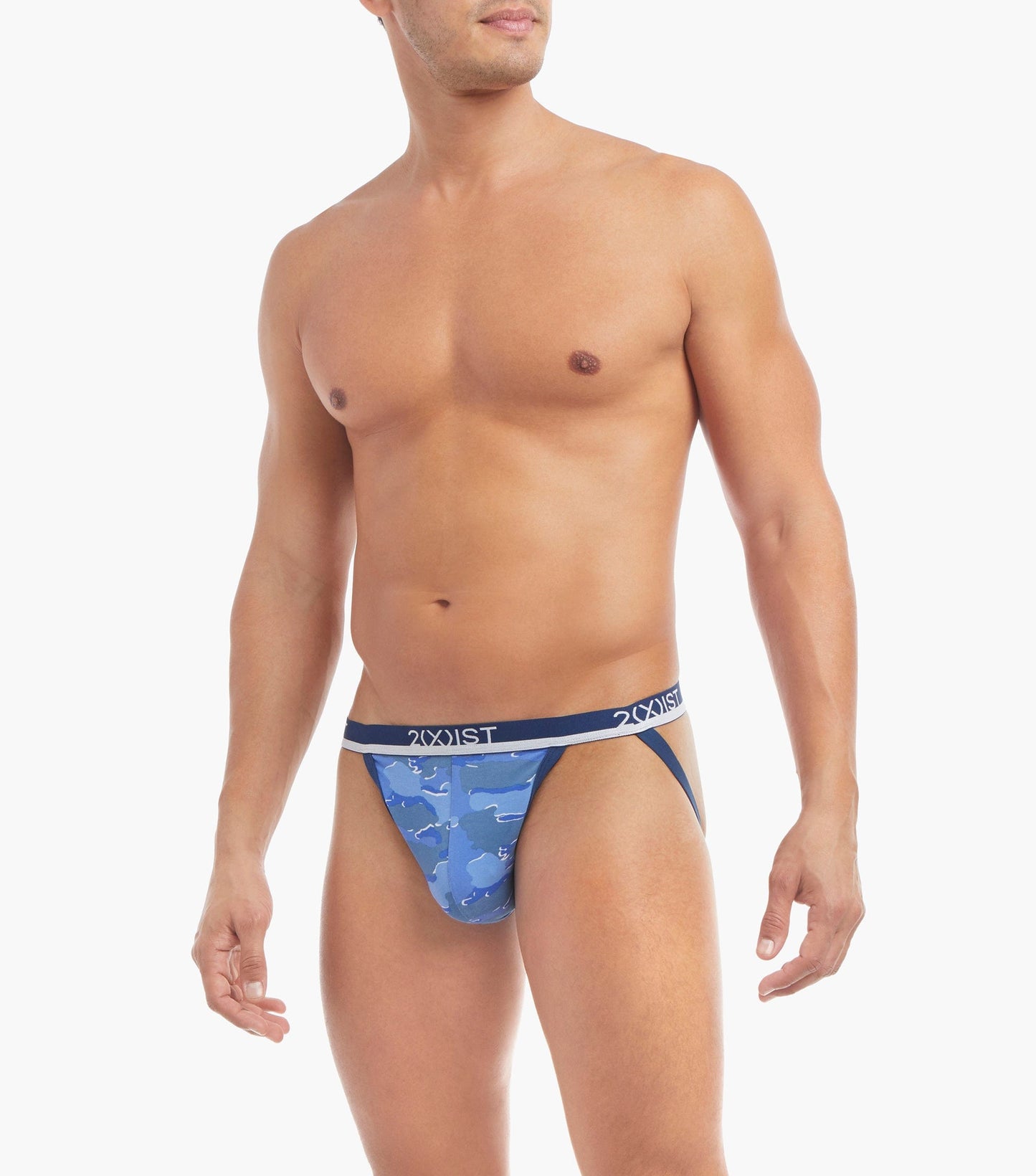 2(X)iST 42032 Cotton Stretch Jock Strap 4-pack