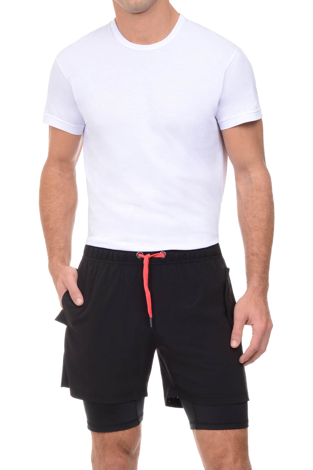 2(X)ist Black Modern Sport Mesh Short