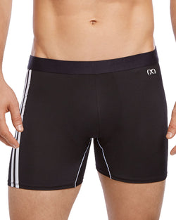 2(x)ist 2(x)ist Stripe Sport Boxer Briefs Black/White thumbnail 1