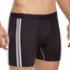 2(x)ist 2(x)ist Stripe Sport Boxer Briefs Black/White