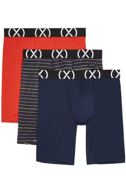 2(x)ist Navy Sport Mesh 9" Boxer Brief 3-pack thumbnail 1