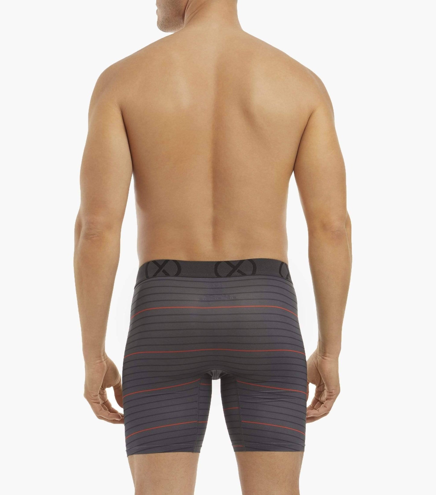 2(x)ist Orange Sport 9" Boxer Brief 3-pack
