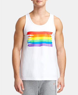 2(x)ist Pride Printed Tank Top White