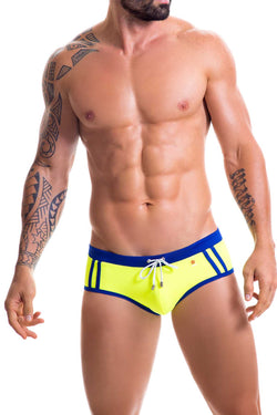 Jor Yellow/Blue Sport Swim Brief thumbnail 1