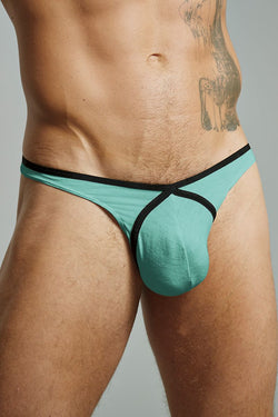Extreme Collection Aqua Blue Linea Thong thumbnail 1