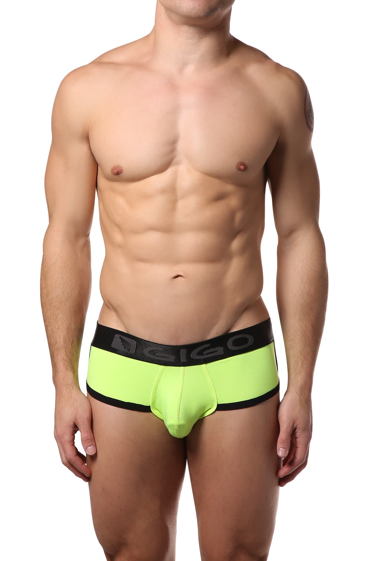 Gigo Yellow Pattern Brief