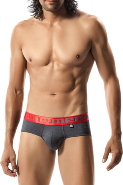 Xtremen Grey Microfiber Jacquard Brief thumbnail 1
