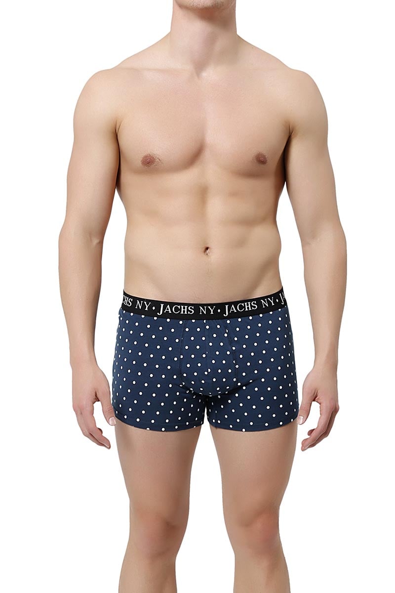 JACHS Navy Polka Dot Trunk