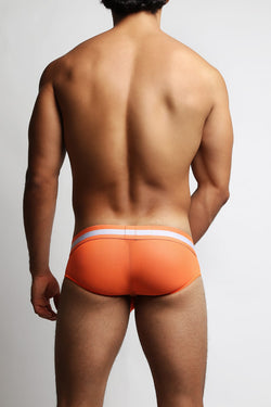 Core Neon Orange Exposed Mesh C-Ring Brief thumbnail 2
