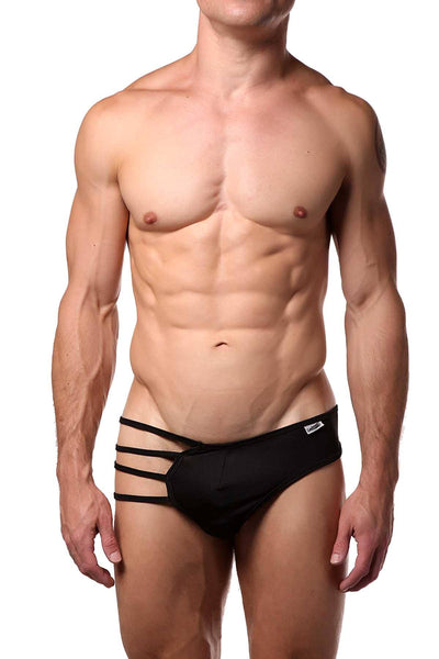 Candyman Black 4-String Thong