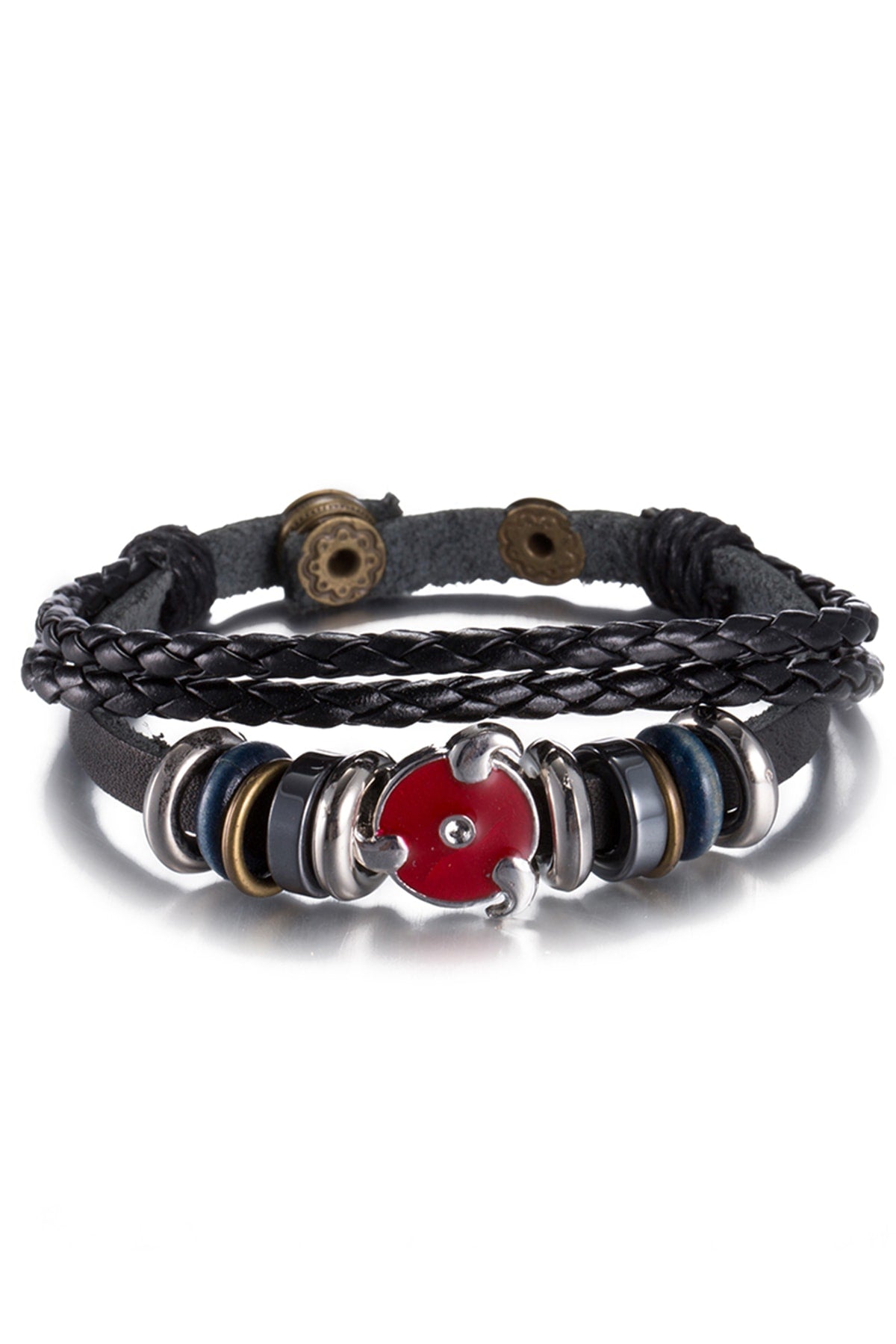 Vintage Red Eye Charm Bracelet