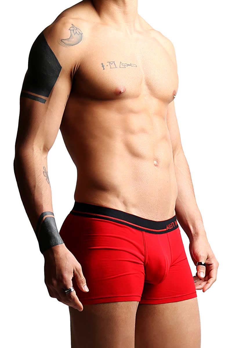 Ken Wroy Red Poppy Boxer Trunk