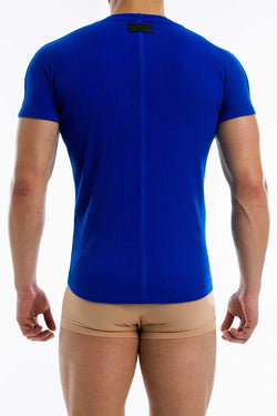 Modus Vivendi Blue Broaded T-Shirt thumbnail 3