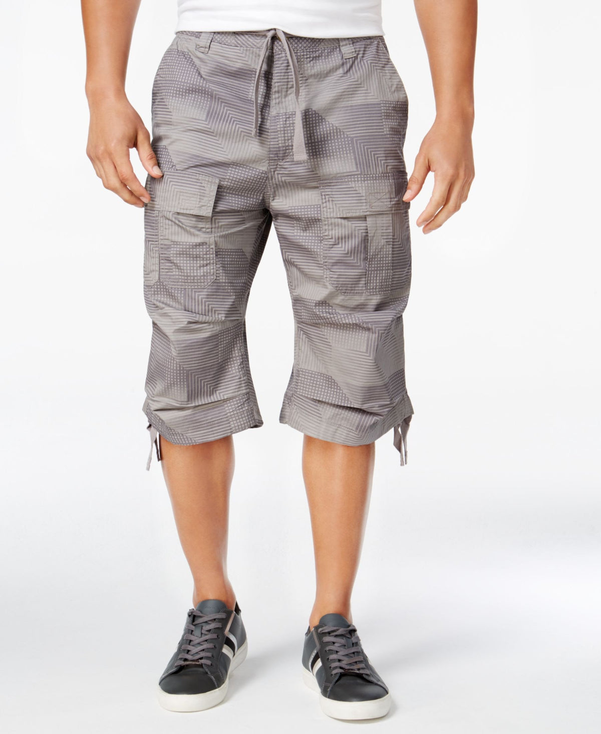 Sean John Men's Camo-Print Flight Cargo Short