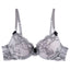 Catherine Malandrino Grey Corded Lace Demi Bra