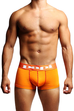 2-Pack Papi Red & Orange Contrast Microfusion Performance Brazilian Trunks thumbnail 1