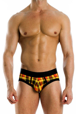 Modus Vivendi Yellow Tartan Brief thumbnail 1
