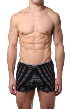 2(X)IST Black & Stripes Stretch No-Show Trunk - 2 PACK thumbnail 1