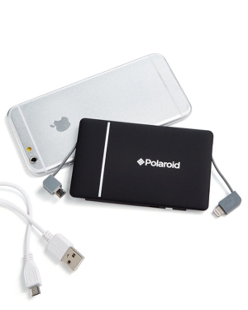 Polaroid 3000 Black MAh Portable Battery Charger