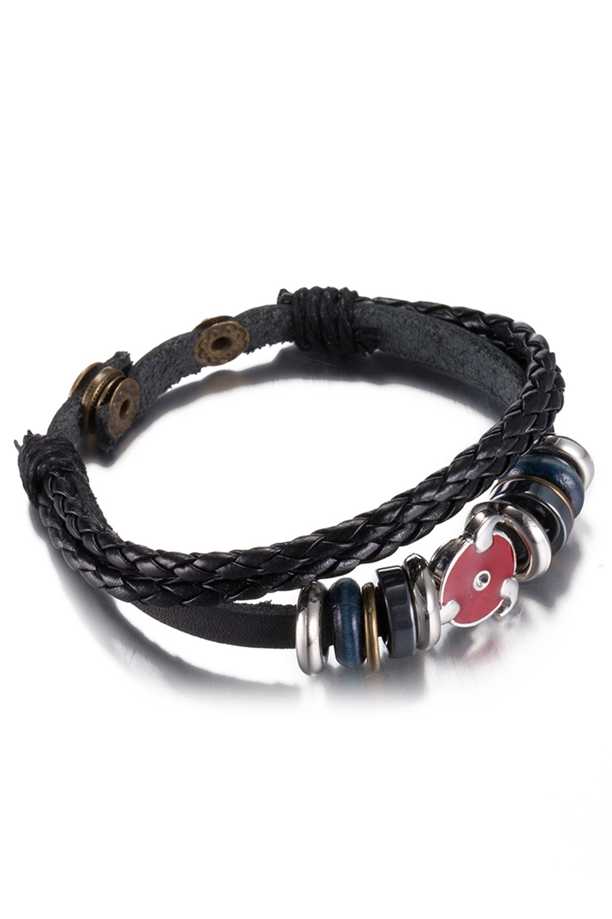 Vintage Red Eye Charm Bracelet
