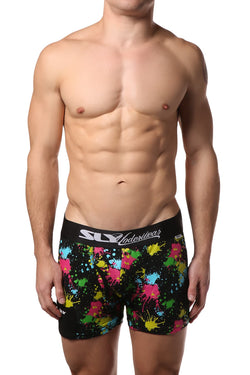Sly Black Splatter Boxer Brief thumbnail 3